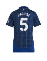 Manchester United Harry Maguire #5 Venkovní Dres pro Dámské 2024-25 Krátký Rukáv